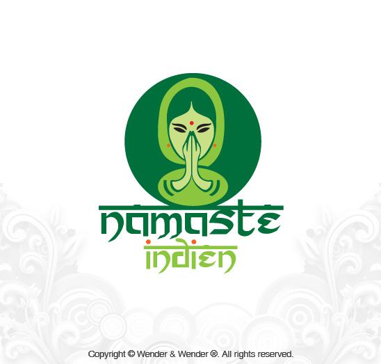 Logotipos - diseno logo namasteindien